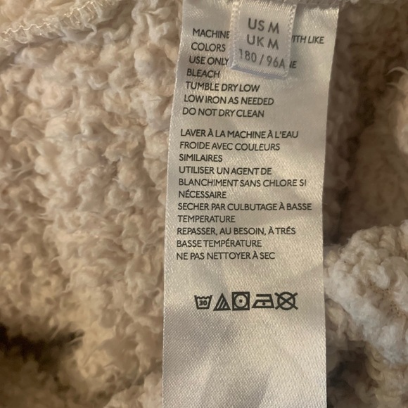 Urban Outfitters Unisex Sherpa Fleece Aztec Pullover Top - M - Picture 4 of 5